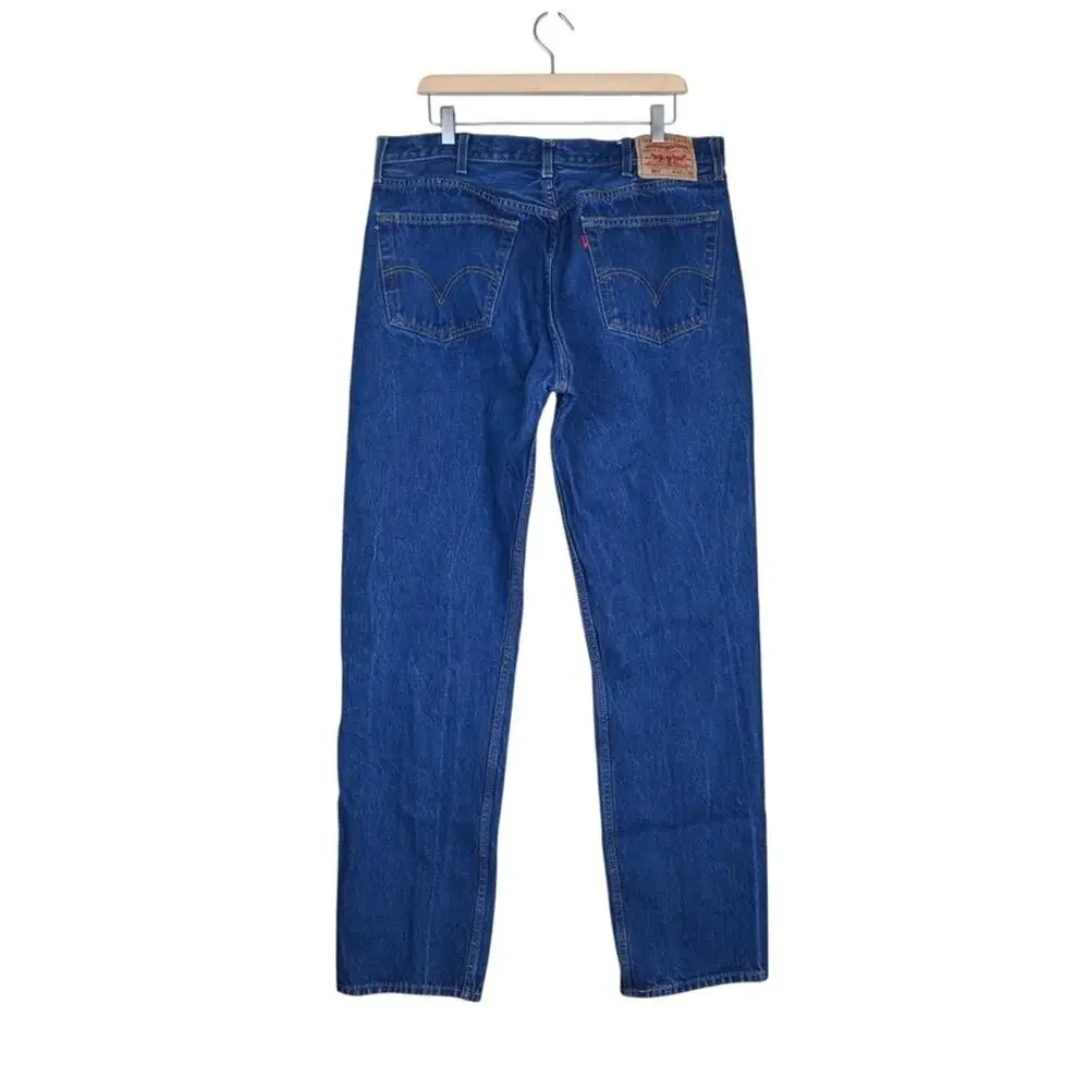 Levi's 501 Men's Button Fly Straight Leg Jean 40X38
